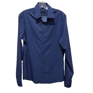 Tommy Hilfiger Athletic Fit Button Down Shirt Blue Mens Size Small
